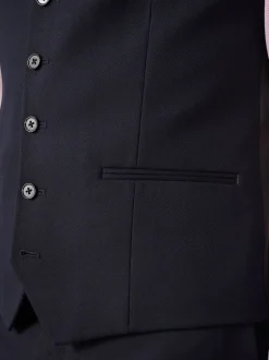 Next - Gilet de costume texturé Bleu marine Best