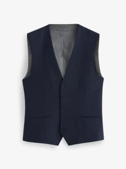 Next Bleu marine - Gilet de costume essentiel à coupe régulière Best