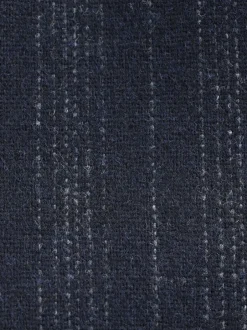 Next Bleu marine - Gilet de costume rayé en laine mélangée Online