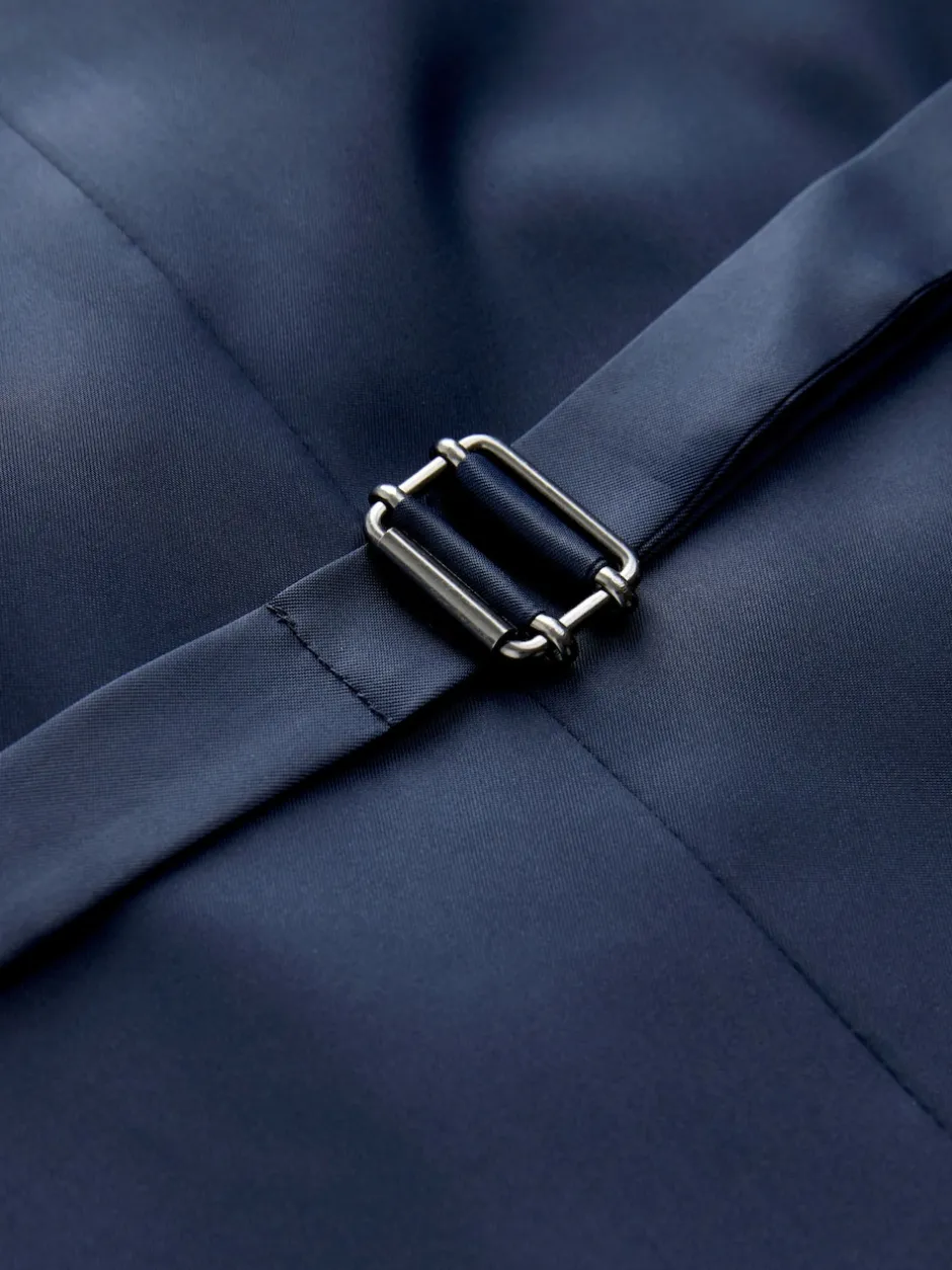 Next Bleu marine - Gilet de costume à carreaux Best