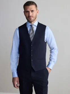 Next - Gilet de laine Signature Nova Fides Bleu marine Sale