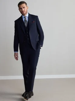 Next - Gilet de laine Signature Nova Fides Bleu marine Sale