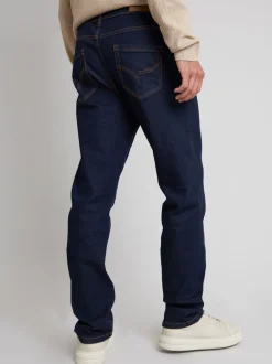 Threadbare - Jean droit stretch Bleu marine New