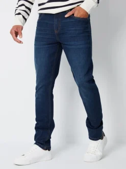 Threadbare Bleu marine - Jean  slim stretch Online