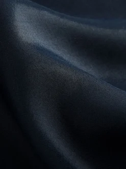 Next - Jupe Midi Satin Bleu marine Online