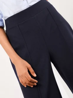 Lipsy - Pantalon large taille haute Bleu marine Best