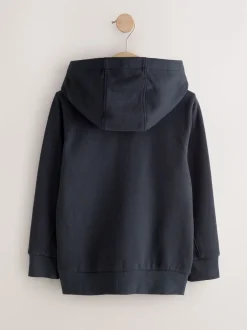 Next Bleu marine - Logo Zip Through Hoodie (3-16yrs) Sale