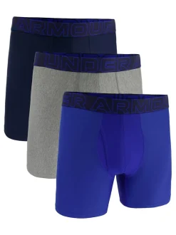 Under Armour - Lot de 3 Caleçons Tech Solid Bleu marine Sale