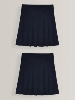 Next - Lot de 2 jupes d’école plissées (3-16ans) Bleu marine New