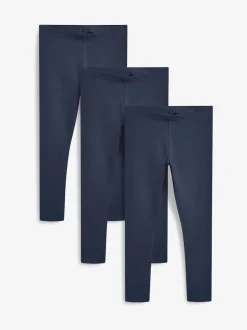 Next - Lot de 3 leggings (3-16ans) Bleu marine Clearance