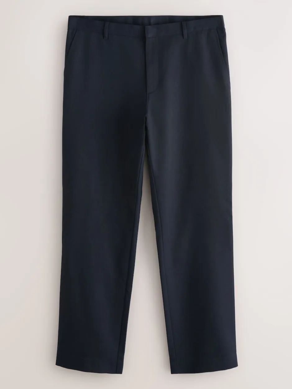 Next Bleu marine - Lot de 2 pantalons intelligents unis sur le devant