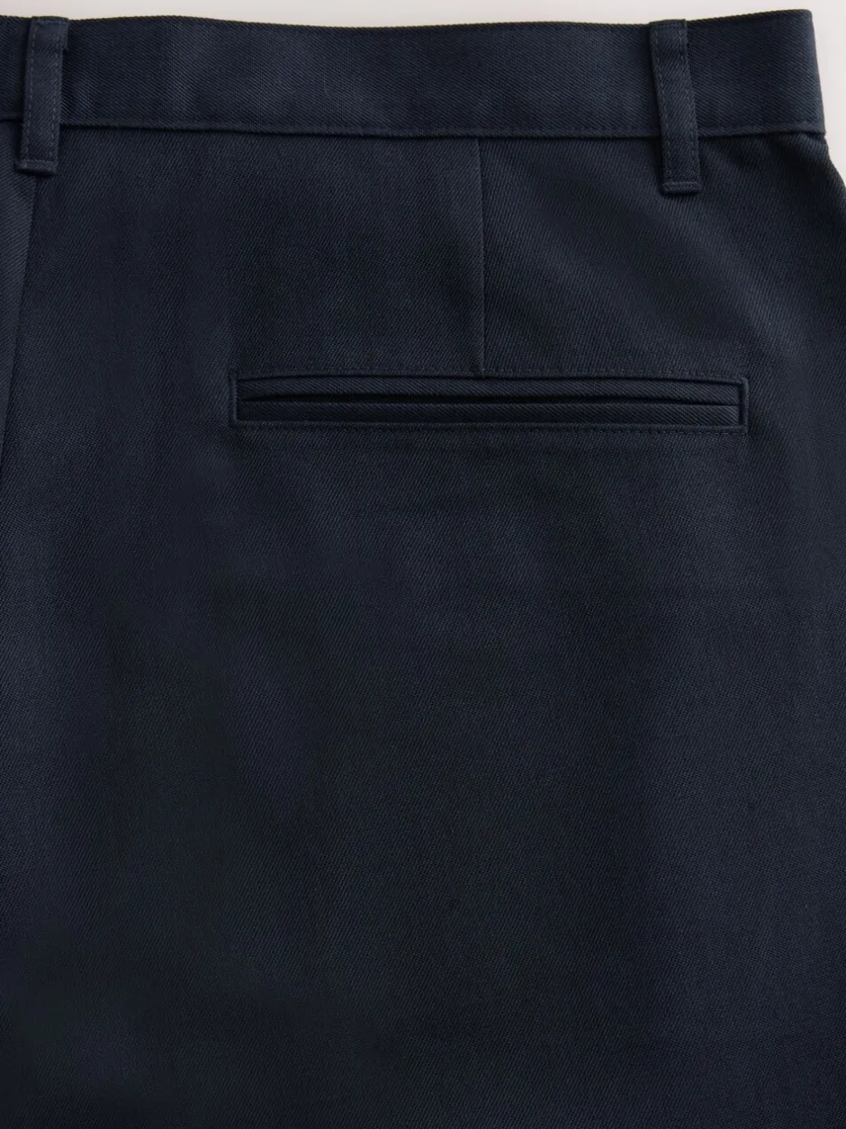 Next Bleu marine - Lot de 2 pantalons intelligents unis sur le devant