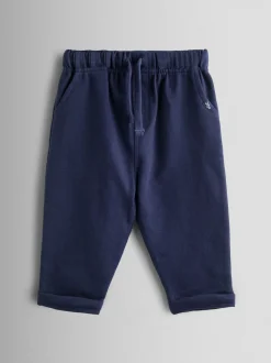 Jojo Maman Bébé Bleu marine - Lot de 2pantalons de jogging à rayures et unis Best