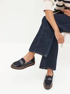 Next Bleu marine - Mocassins Brogue Forever Comfort® Discount