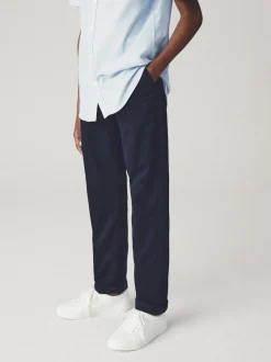 Next - Pantalon chino extensible (3-17ans) Bleu marine