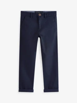 Next - Pantalon chino extensible (3-17ans) Bleu marine