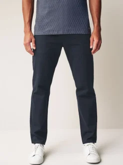 Next Bleu marine - Pantalon chino droit 100% coton New