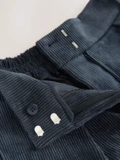 Next Bleu marine - Pantalon large en velours côtelé Online