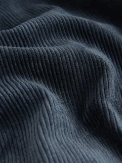 Next Bleu marine - Pantalon large en velours côtelé Online