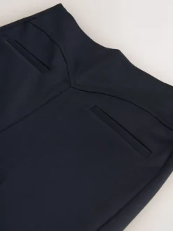 Next Bleu marine - Pantalon militaire sculptant Sale