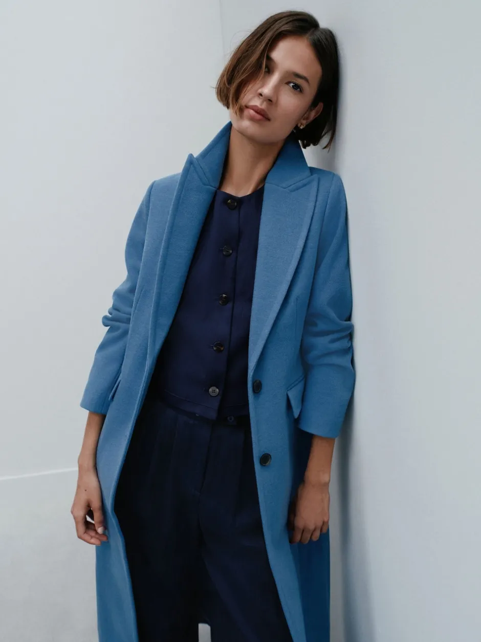 Next Bleu marine - Pantalon plissé ultra-large Sale