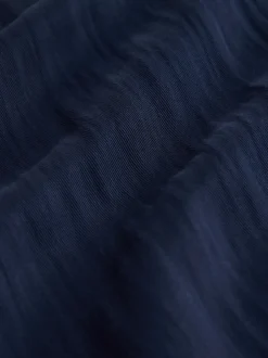 Next Bleu marine - Pantalon plissé ultra-large Sale