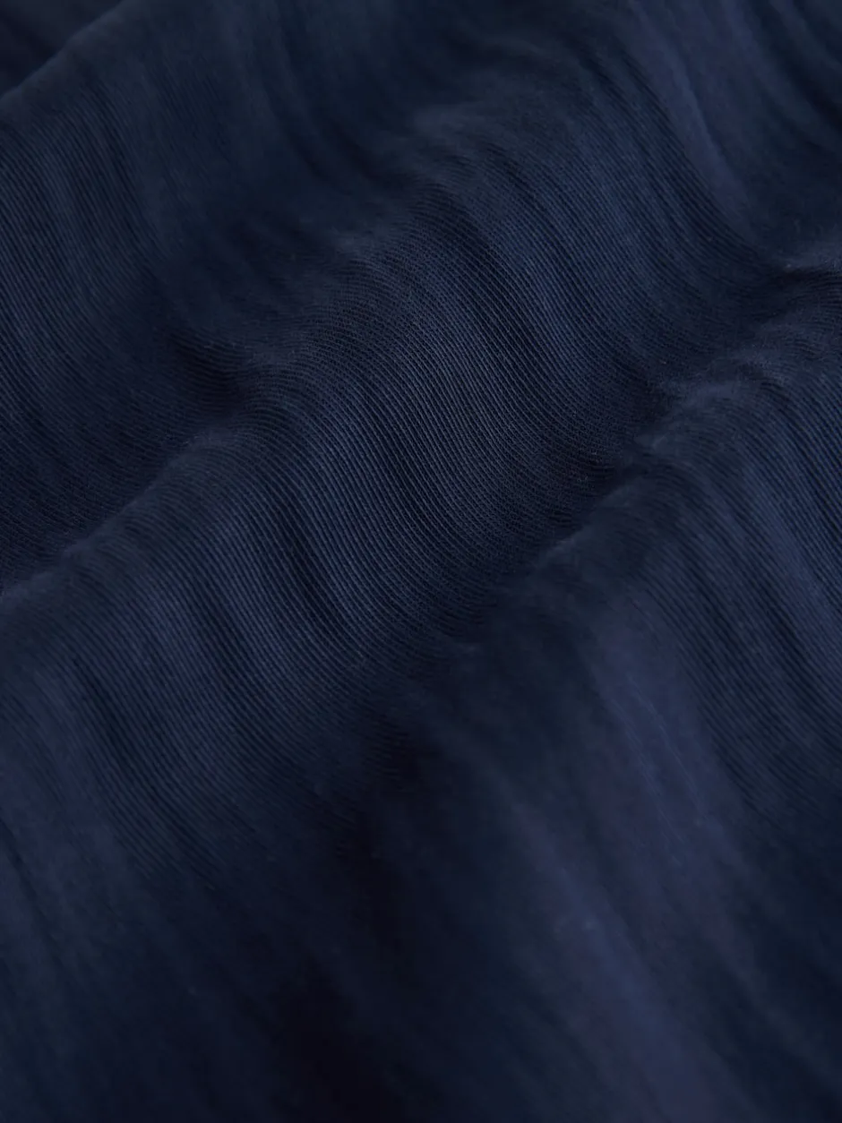 Next Bleu marine - Pantalon plissé ultra-large Sale