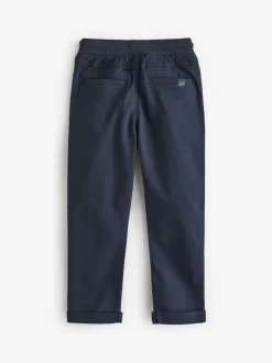 Next Bleu marine - Pantalon Pull-On à Taille Côtelée (3-16ans)