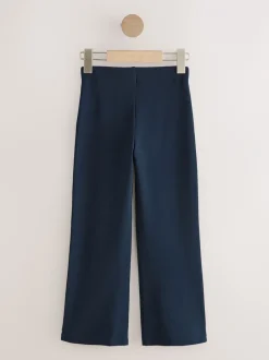 Next Bleu marine - Pantalons d'école extensibles à boutonnières en coton riche (3-16ans) Discount