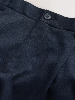 Next Bleu marine - Pantalons fuselés à coupe standard, élégants, texturés doux au toucher Sale