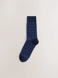 Next Bleu marine - Pattern Smart Socks 5 Pack