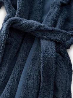 Next - Peignoirs en laine polaire (1.5-16ans) Bleu marine Discount