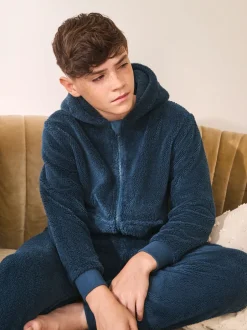 Next Bleu marine - Polaire All-In-One (3-16ans) Clearance