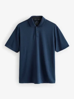 Next Bleu marine - Polos de golf Active Jacquard Hot