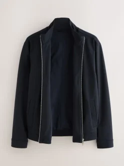 Next Bleu marine - Premium Smart Col cheminée zippé avec laine Best