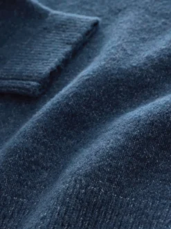 Next Bleu marine - Pull en maille à col zippé (3-16 ans) Sale