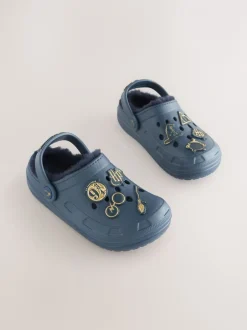 Next Bleu marine - Sabots chaussons doublés chauds Harry Potter Hot