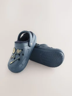 Next Bleu marine - Sabots chaussons doublés chauds Harry Potter Hot