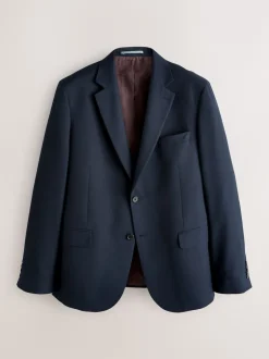 Next Bleu marine - - Veste de costume texturée Skinny Fit (Skinny Fit) Hot