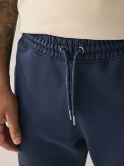 Next Bleu marine - Slim Fit (Slim Fit) - Pantalon de Joggings en coupe ajustée à dos brosse Discount
