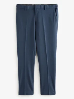 Next Bleu marine - Slim Fit (Slim Fit) - Pantalons extensibles à taille élastiquée Motionflex