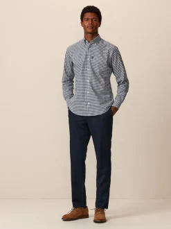 Next Bleu marine - Slim Fit (Slim Fit) - Lot de 2 pantalons intelligents unis sur le devant Best