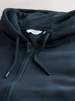 Next Bleu marine - Sweat à capuche zippé en jersey épais riche en coton Best