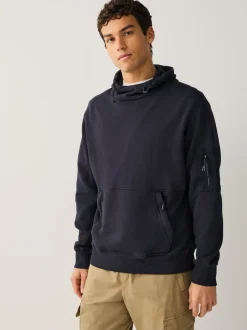 Next Bleu marine - Sweat à enfiler à capuche Sale