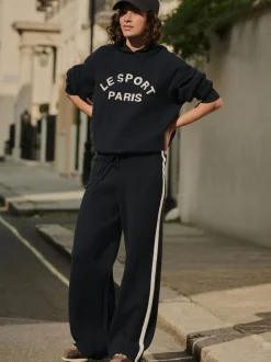 Next Bleu marine - Sweat-shirt à capuche compact et confortable à Manches longues Hot