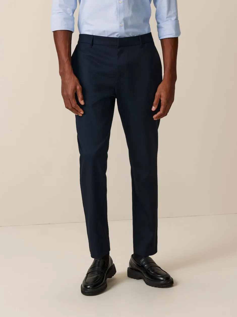 Next Bleu marine - Taille élastiquée Vêtement de survêtement élégant sur le devant uni Best