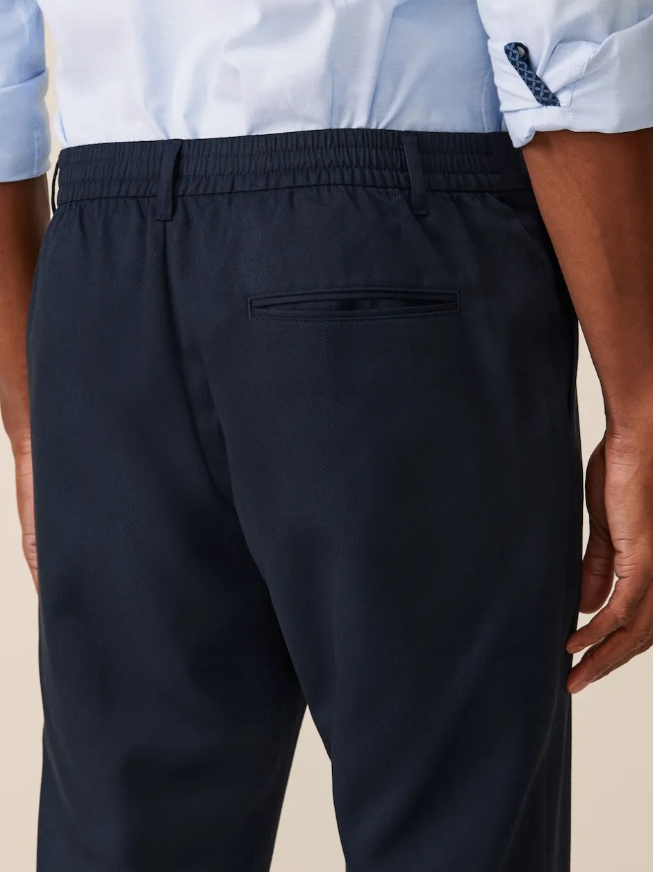 Next Bleu marine - Taille élastiquée Vêtement de survêtement élégant sur le devant uni Best