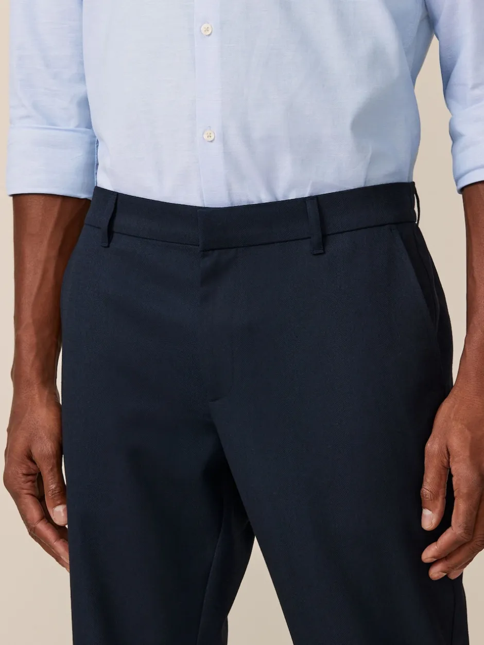 Next Bleu marine - Taille élastiquée Vêtement de survêtement élégant sur le devant uni Best