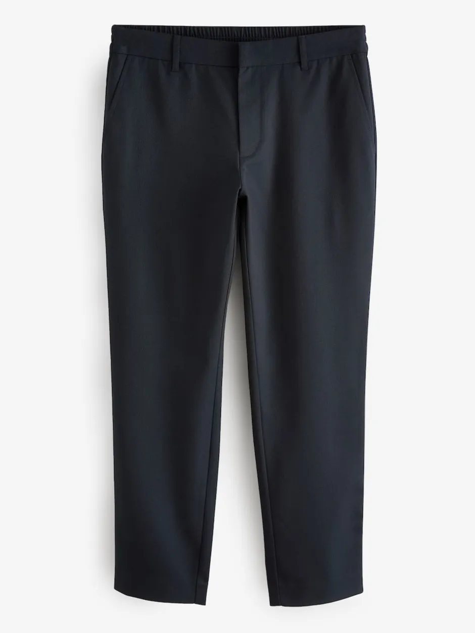 Next Bleu marine - Taille élastiquée Vêtement de survêtement élégant sur le devant uni Best