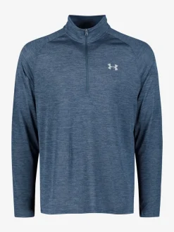 Under Armour - Polaire Tech Quarter zippée Bleu marine Outlet